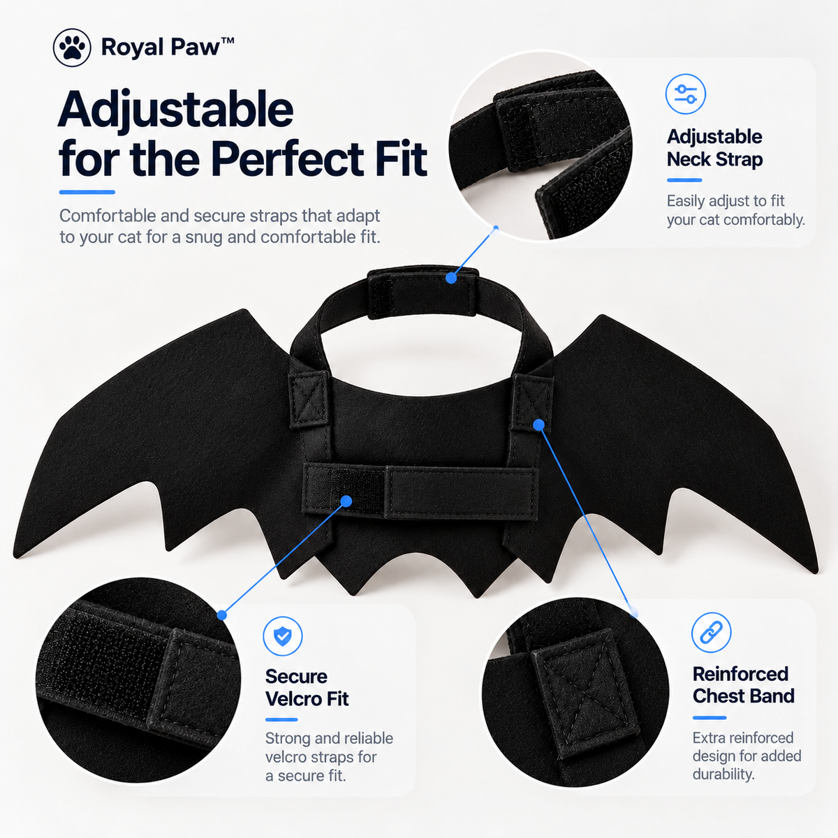 Bat Wings Cat Costume