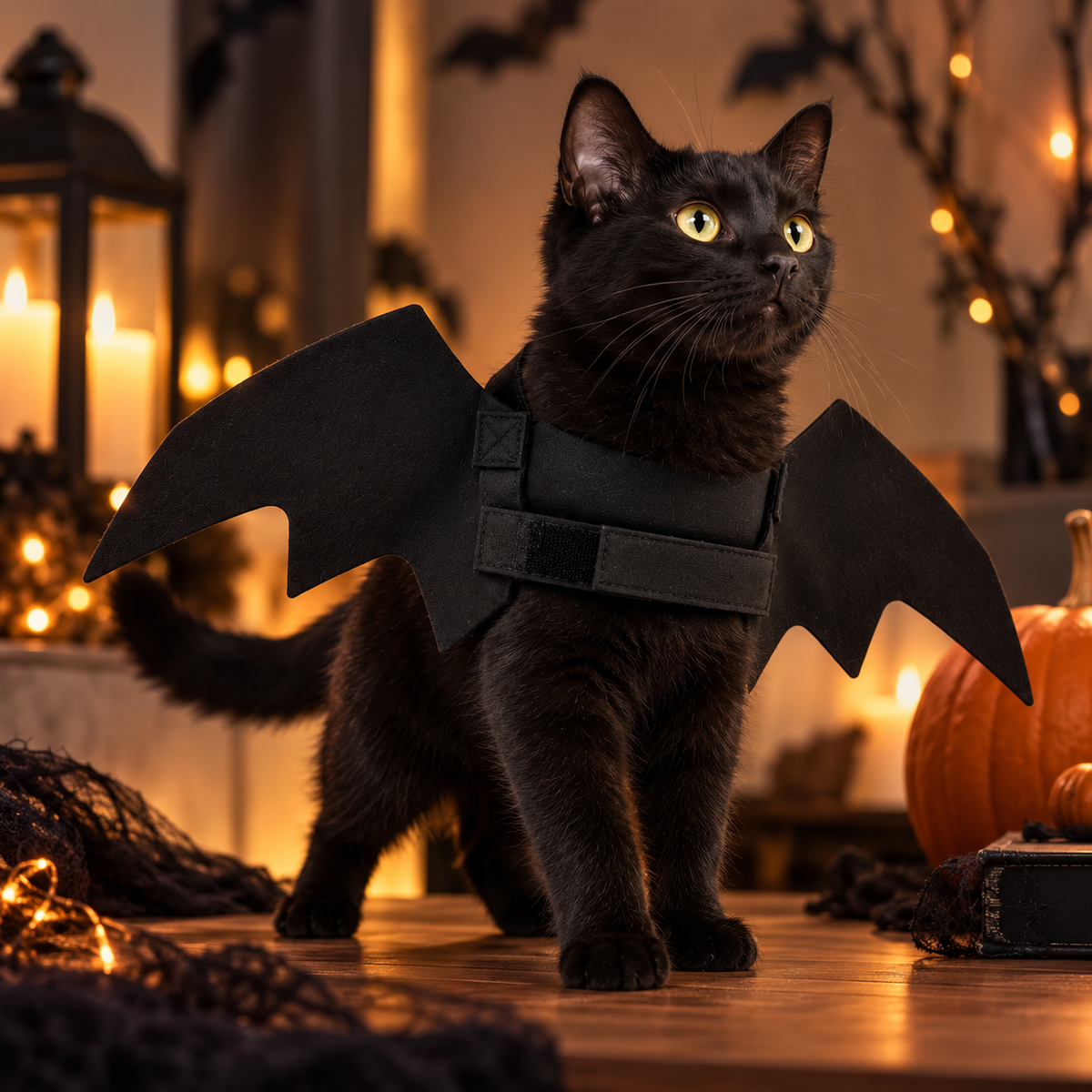Bat Wings Cat Costume