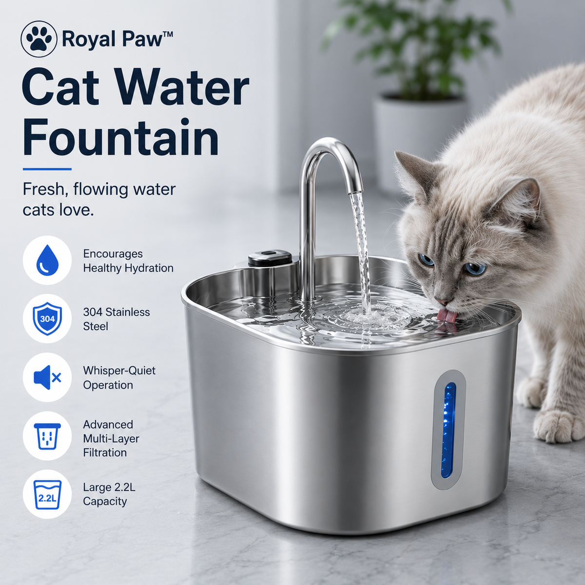 Cat Water Fountain
