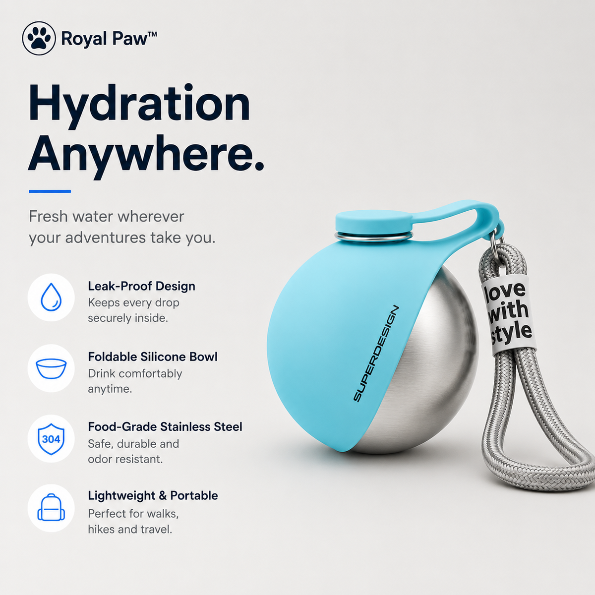 Portable Pet Water Bottle