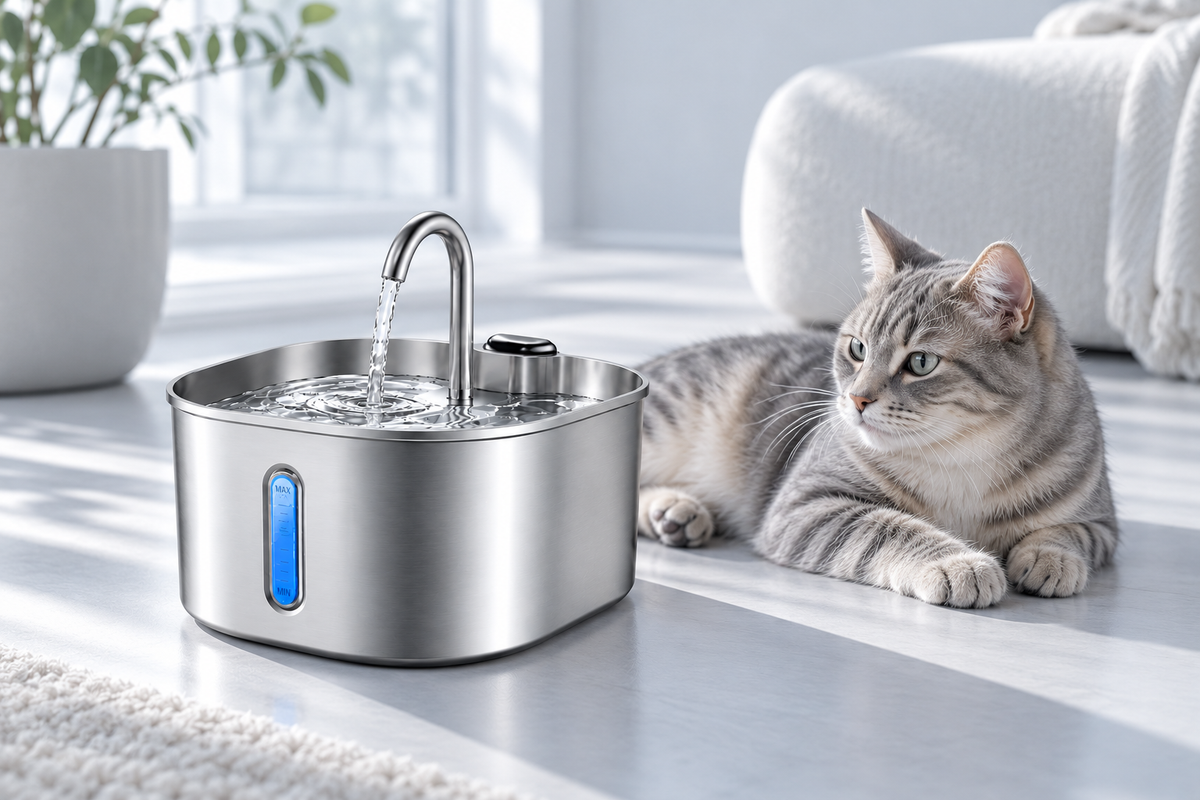 Fresh Water. Happier Cats.